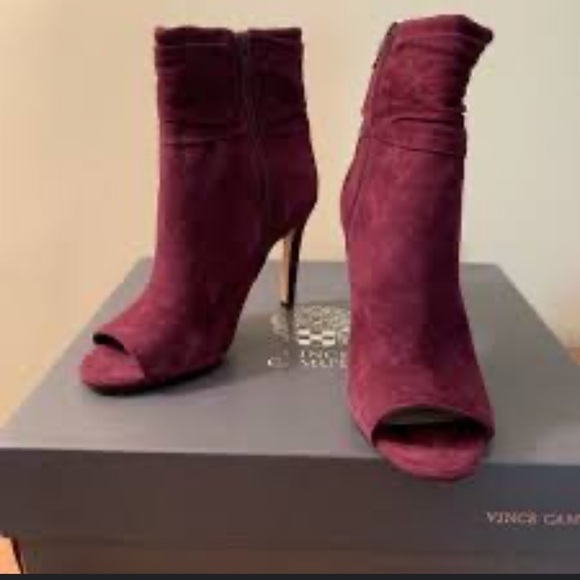 Vince Camuto Shoes - Vince Camuto twice worn suede booties, size 10, beautiful